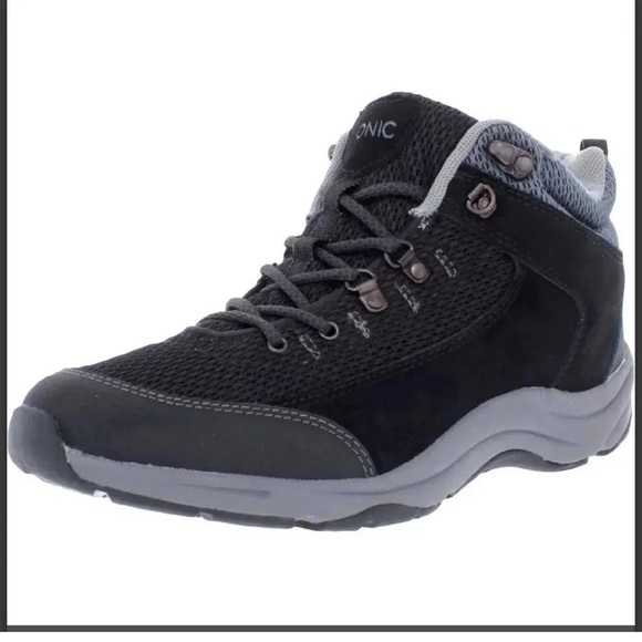 Women’s VIONIC Cypress black hiking boots- Size 8 - Picture 1 of 9